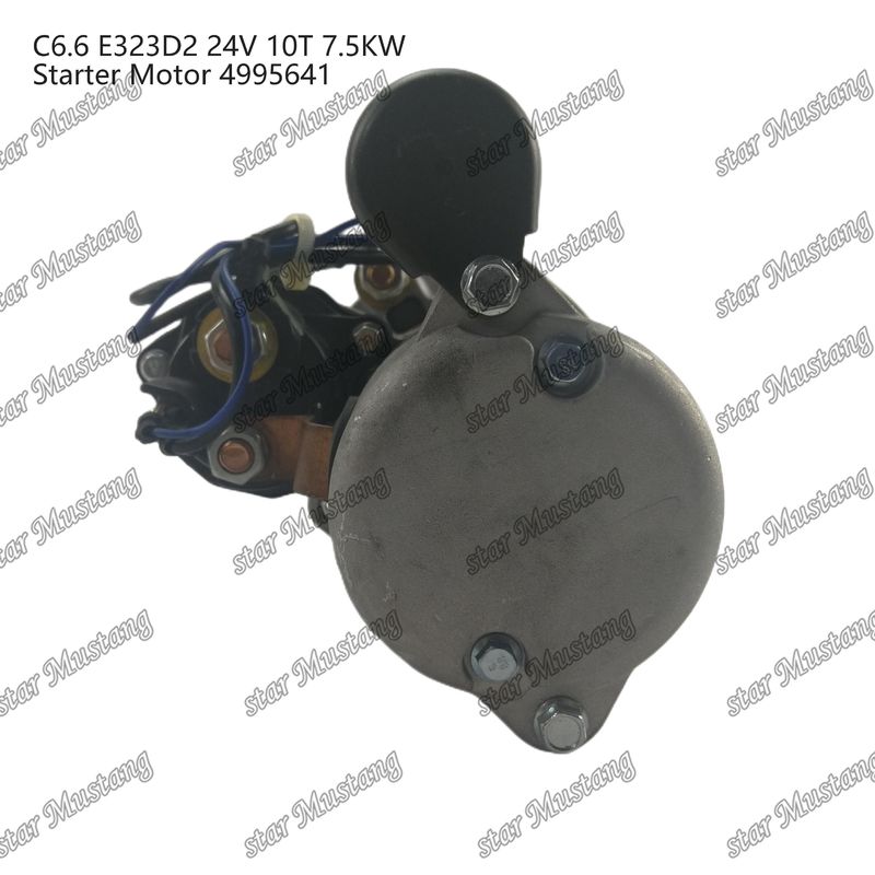 Motore di avvio del motore C6.6 E323D2 24V 10T 7.5KW 4995641 Per ricambi di motore Caterpillar