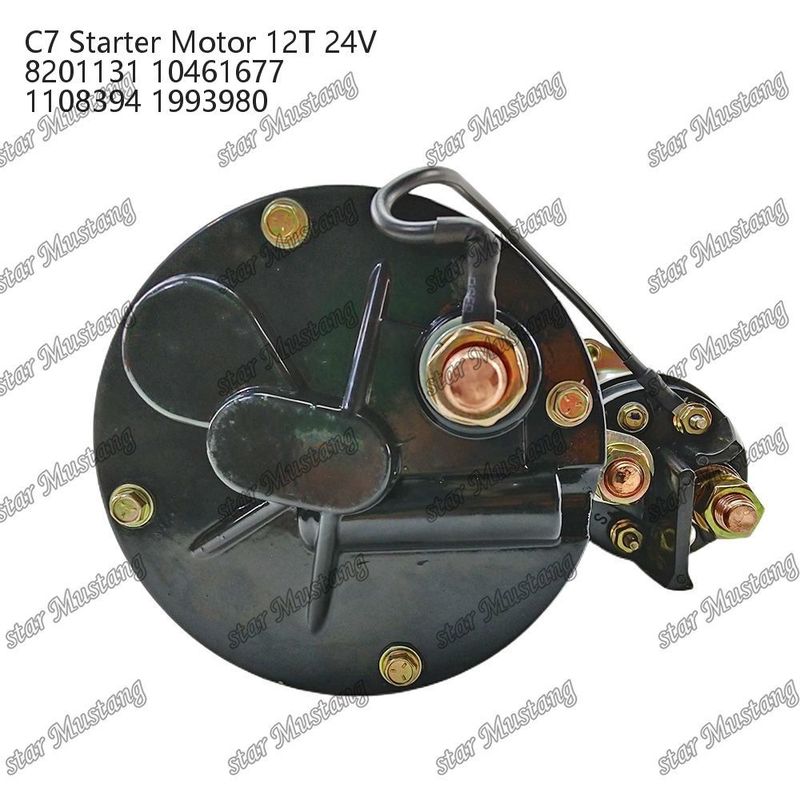 Motore di avvio del motore C7 12T 24V 8201131 10461677 1108394 1993980 Per ricambi di motore Caterpillar