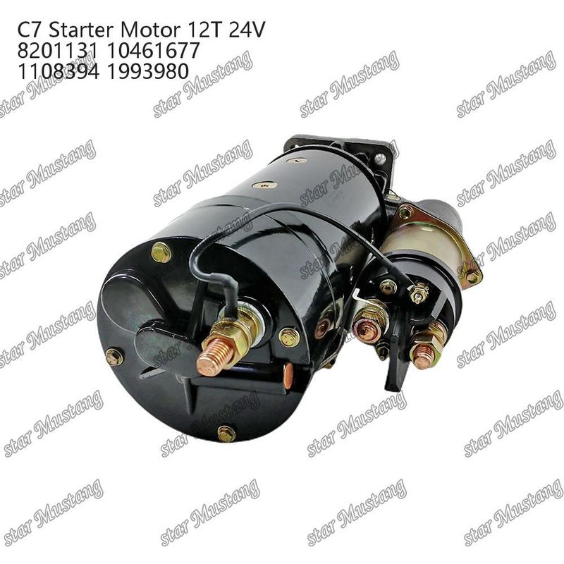 Motore di avvio del motore C7 12T 24V 8201131 10461677 1108394 1993980 Per ricambi di motore Caterpillar