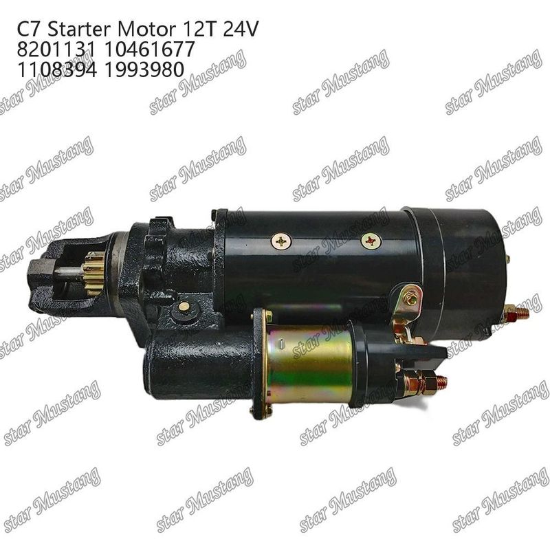 Motore di avvio del motore C7 12T 24V 8201131 10461677 1108394 1993980 Per ricambi di motore Caterpillar
