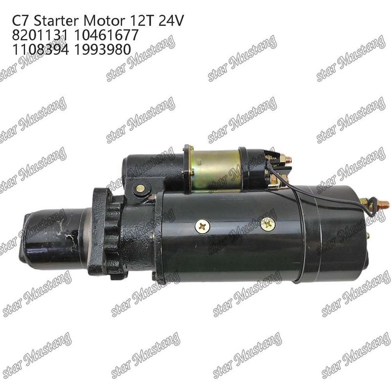 Motore di avvio del motore C7 12T 24V 8201131 10461677 1108394 1993980 Per ricambi di motore Caterpillar