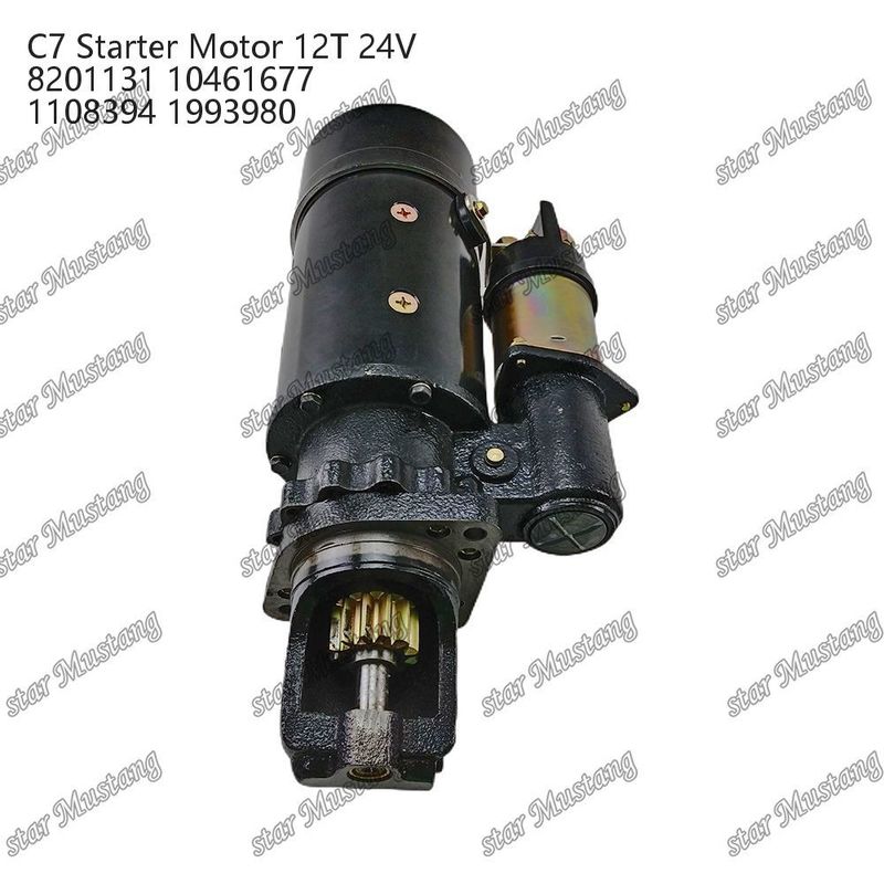 Motore di avvio del motore C7 12T 24V 8201131 10461677 1108394 1993980 Per ricambi di motore Caterpillar