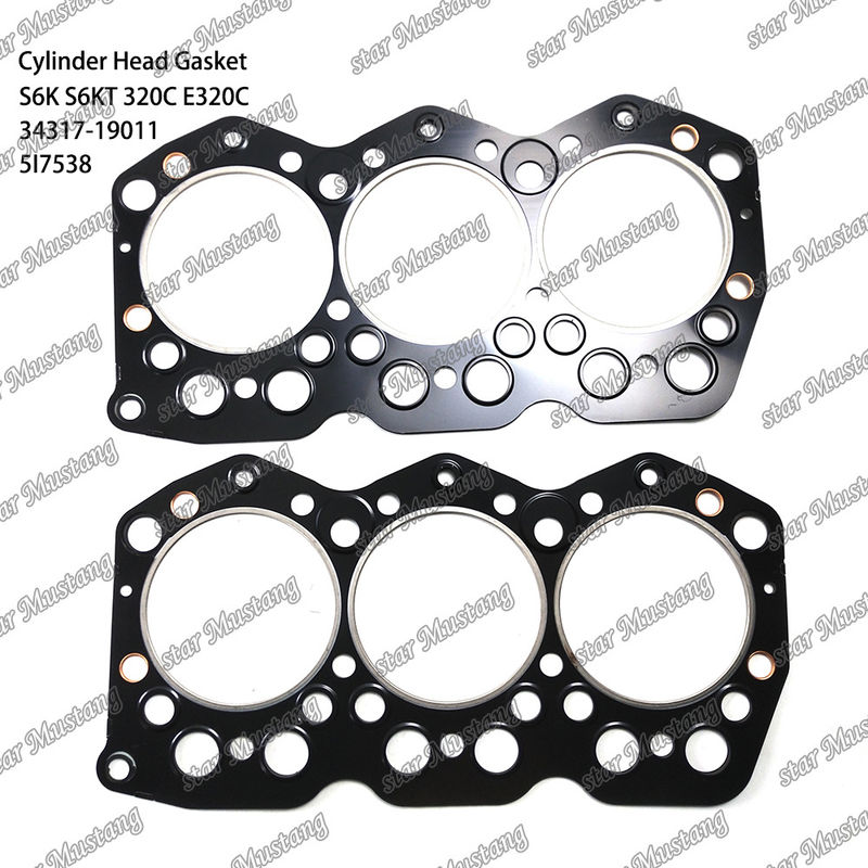 Guarnizione della testa del cilindro S6K S6KT 320C E320C 34317-19011 5I7538 Per ricambi per motori Caterpillar