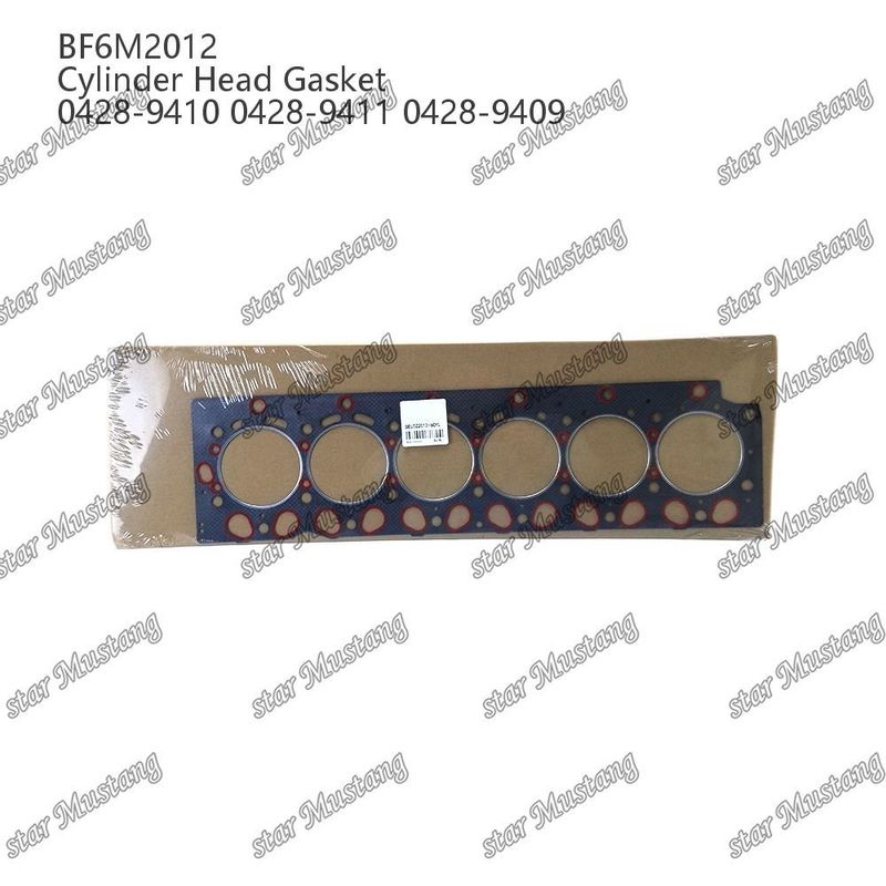 Guarnizione della testa del cilindro BF6M2012 Amianto 0428-9410 0428-9411 0428-9409 Per ricambi di motori Deutz