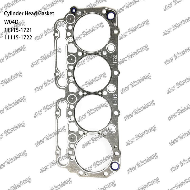Guarnizione della testa del cilindro W04D 11115-1721 11115-1722 Per ricambi per motori HINO