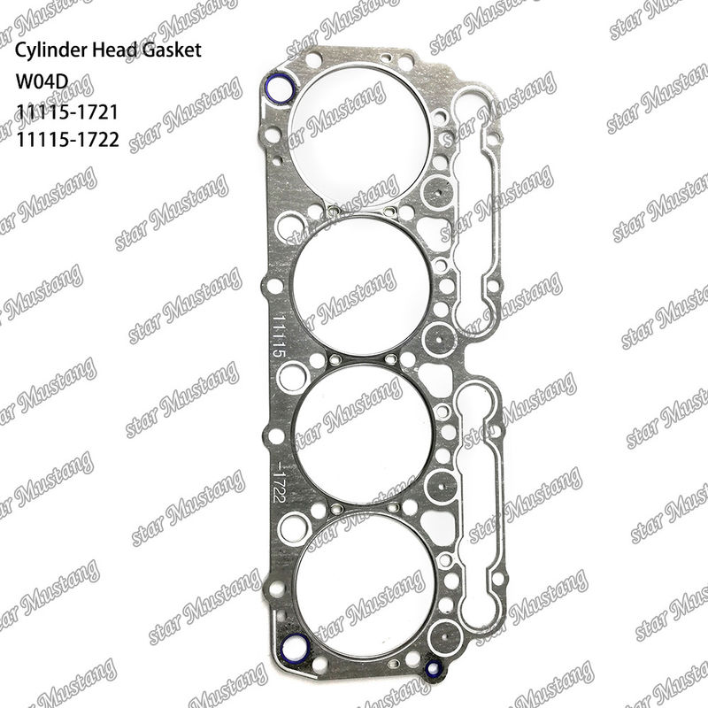 Guarnizione della testa del cilindro W04D 11115-1721 11115-1722 Per ricambi per motori HINO
