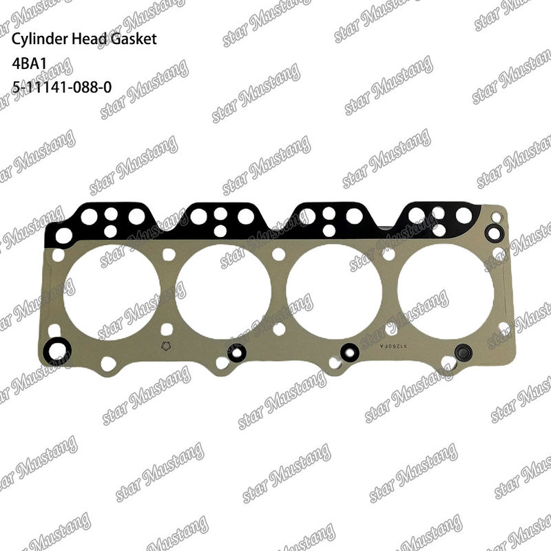 Guarnizione della testa del cilindro 4BA1 Metallo 5-11141-088-0 Per ricambi per motori ISUZU