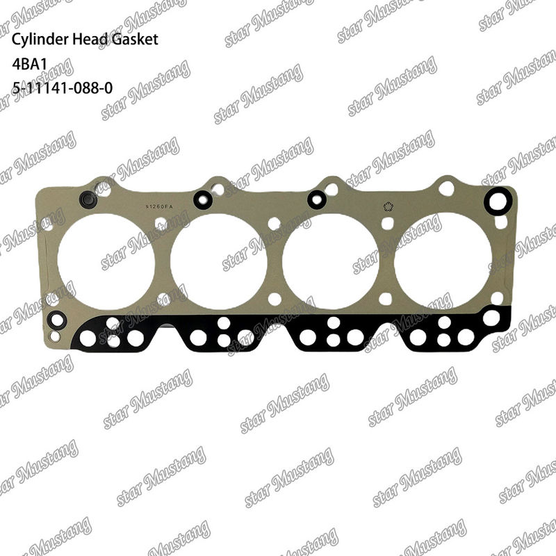 Guarnizione della testa del cilindro 4BA1 Metallo 5-11141-088-0 Per ricambi per motori ISUZU