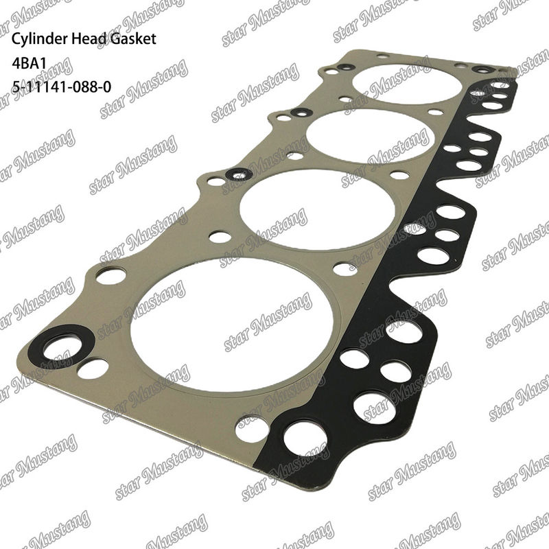 Guarnizione della testa del cilindro 4BA1 Metallo 5-11141-088-0 Per ricambi per motori ISUZU