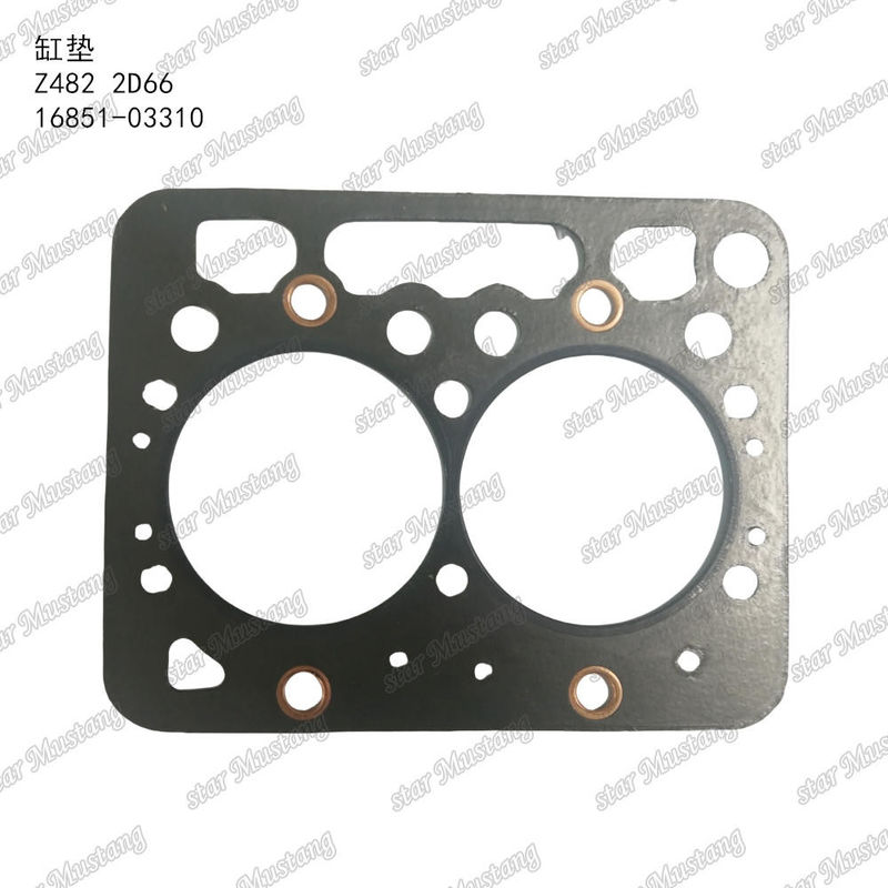 Z482 2D66 Asbesto per guarnizioni della testa del cilindro Vecchio tipo 16851-03310 adatto al motore Kubota