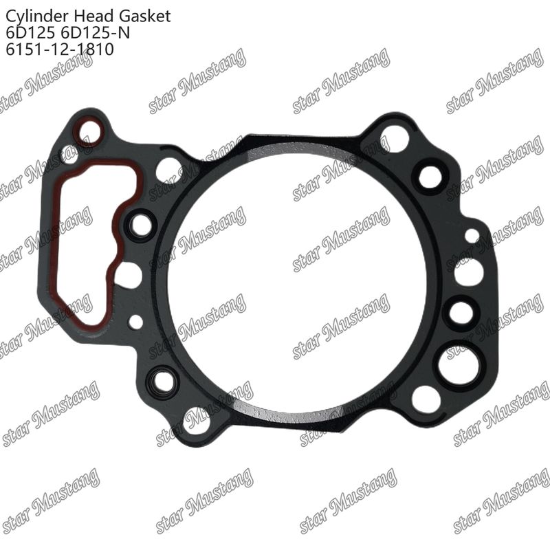 Guarnizione del cilindro 6D125 6D125-N 6151-12-1810 Per ricambi per motori KUMATSU