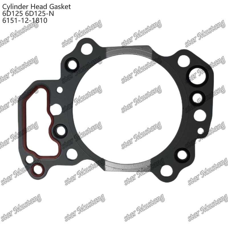 Guarnizione del cilindro 6D125 6D125-N 6151-12-1810 Per ricambi per motori KUMATSU