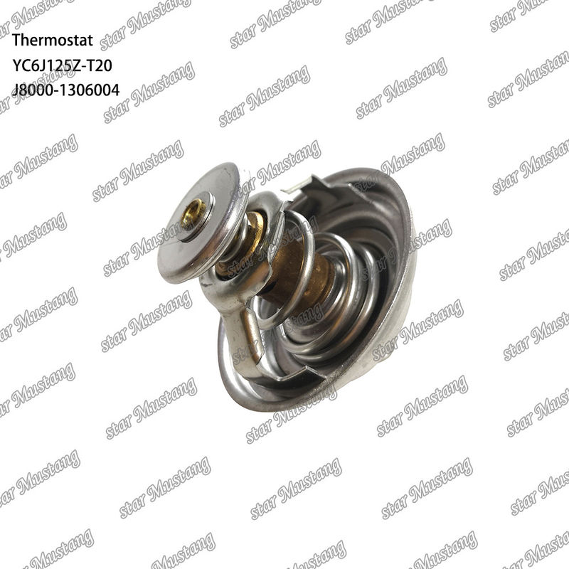 Termostato YC6J125Z-T20 J8000-1306004 75°C Parte del motore con struttura integrata e 6 mesi