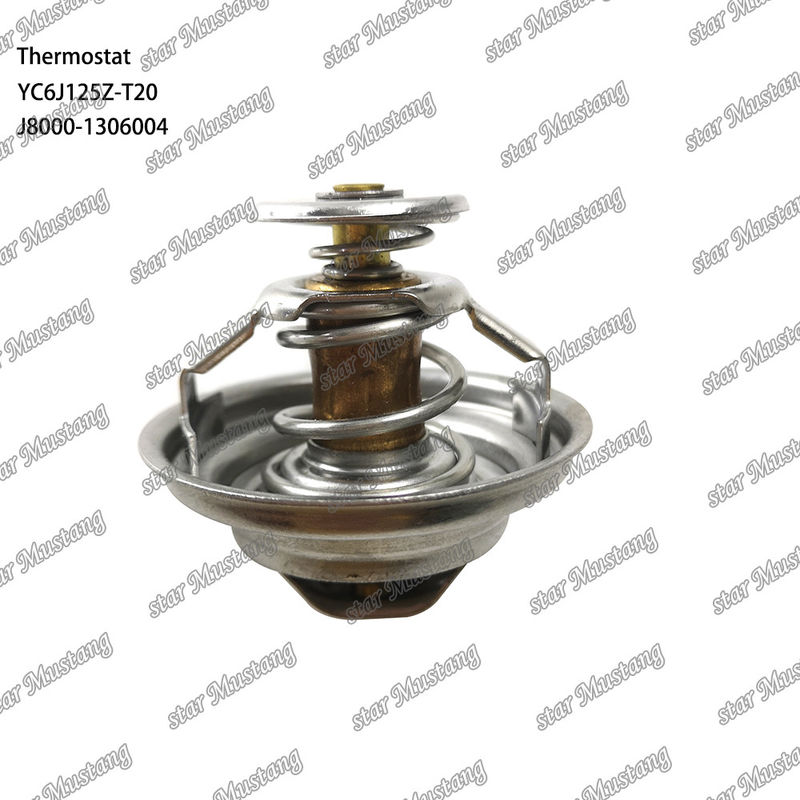 Termostato YC6J125Z-T20 J8000-1306004 75°C Parte del motore con struttura integrata e 6 mesi