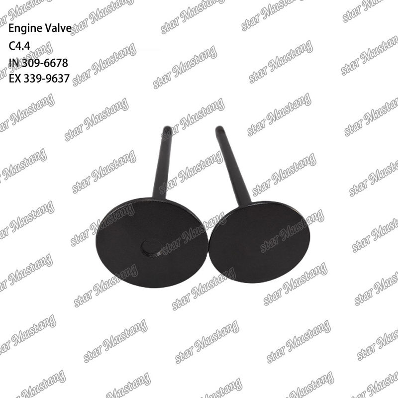 Valvole originali per motori diesel C4.4 IN 309-6678 EX 339-9637 per parti Caterpillar
