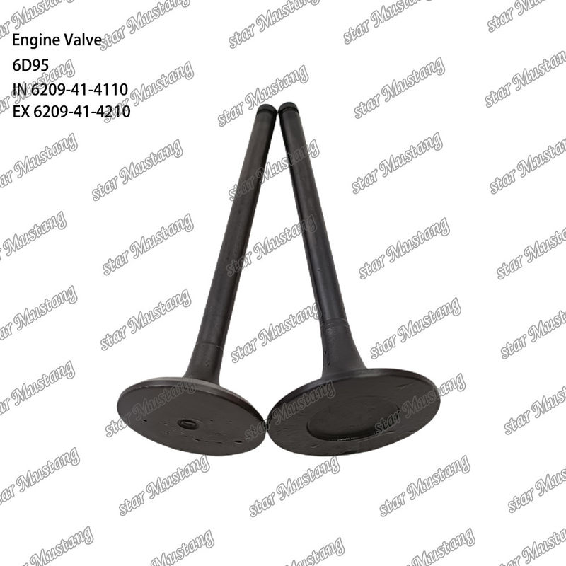 Valvola 6D95 IN 6209-41-4110 EX 6209-41-4210 Adatta a ricambi per motori Komatsu
