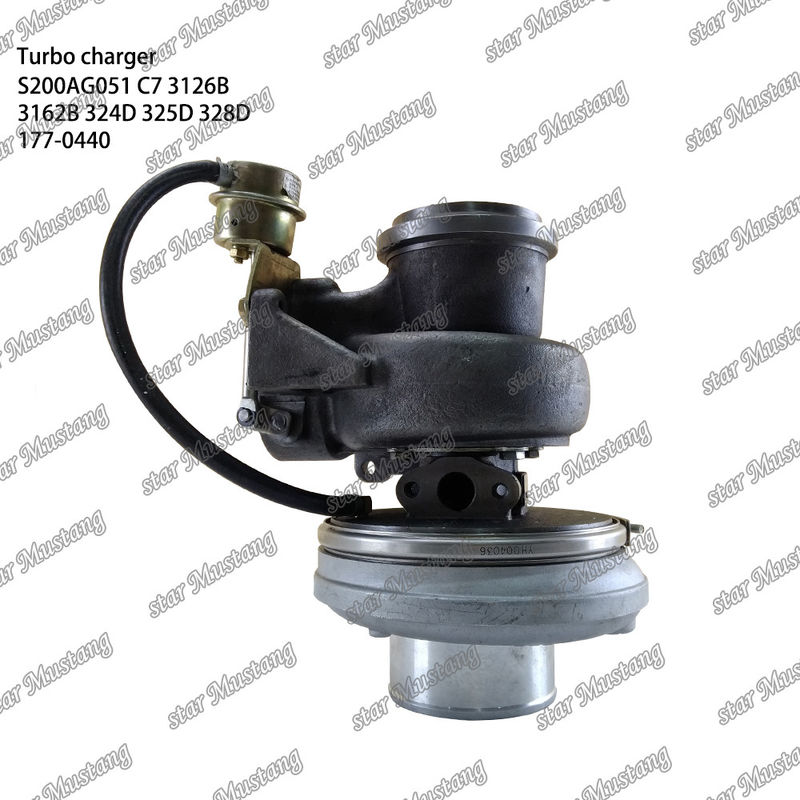 Turbocompressore S200AG051 C7 3126B 3162B 324D 325D 328D 177-0440 Parte del motore con struttura integrata e 6 mesi
