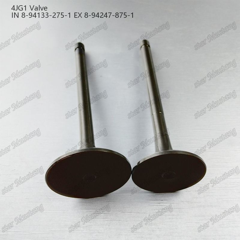 Valvola 4JG1 IN 8-94133-275-1 EX 8-94247-875-1 per ricambi per motori Isuzu