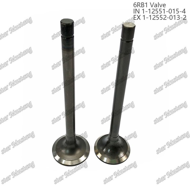 Valvola 6RB1 IN 1-12551-015-4 EX 1-12552-013-2 Adatta per ricambi per motori Isuzu