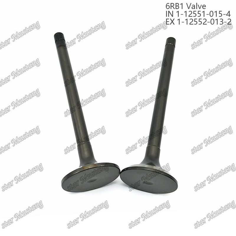 Valvola 6RB1 IN 1-12551-015-4 EX 1-12552-013-2 Adatta per ricambi per motori Isuzu