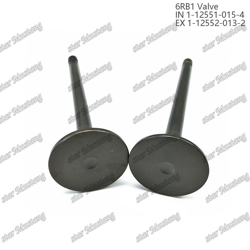 Valvola 6RB1 IN 1-12551-015-4 EX 1-12552-013-2 Adatta per ricambi per motori Isuzu
