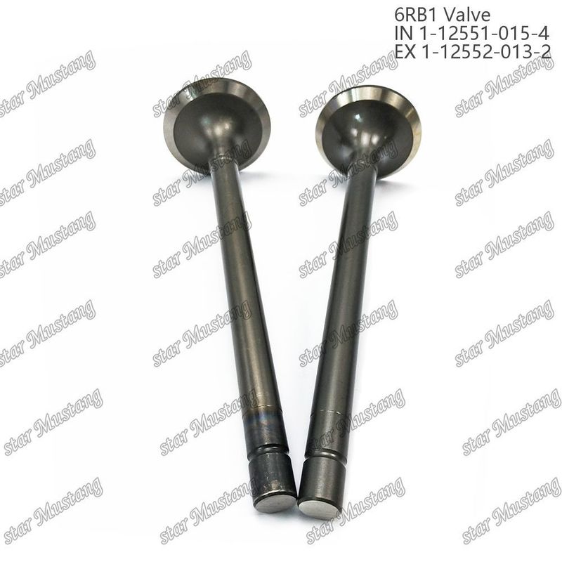 Valvola 6RB1 IN 1-12551-015-4 EX 1-12552-013-2 Adatta per ricambi per motori Isuzu