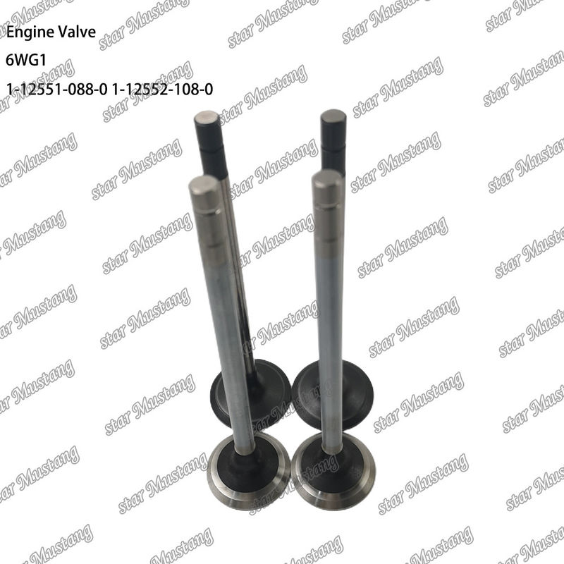 Valvola 6WG1 IN 1-12551-088-0 EX 1-12552-108-0 Adatta per ricambi per motori Isuzu