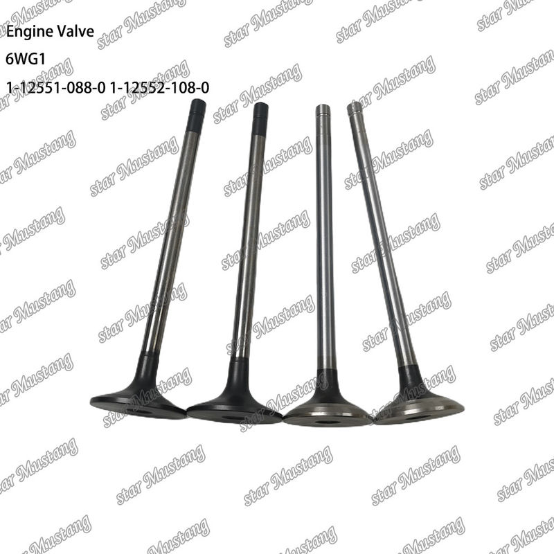 Valvola 6WG1 IN 1-12551-088-0 EX 1-12552-108-0 Adatta per ricambi per motori Isuzu