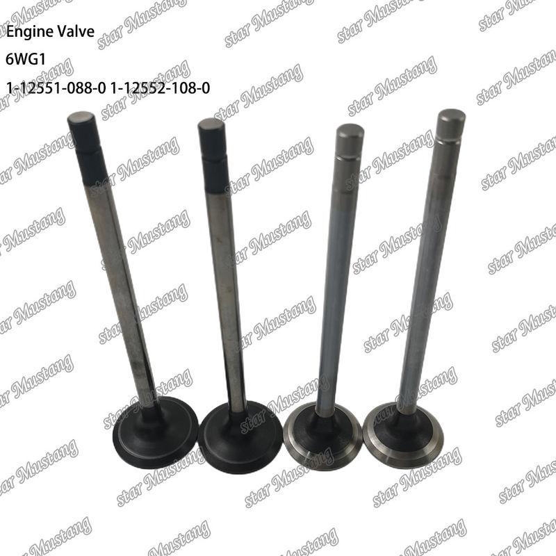 Valvola 6WG1 IN 1-12551-088-0 EX 1-12552-108-0 Adatta per ricambi per motori Isuzu