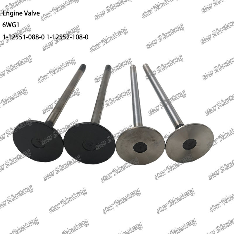 Valvola 6WG1 IN 1-12551-088-0 EX 1-12552-108-0 Adatta per ricambi per motori Isuzu