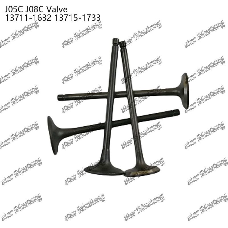 Valvola J05C J08C 13711-1632 13715-1733 Adatta per ricambi per motori Hino