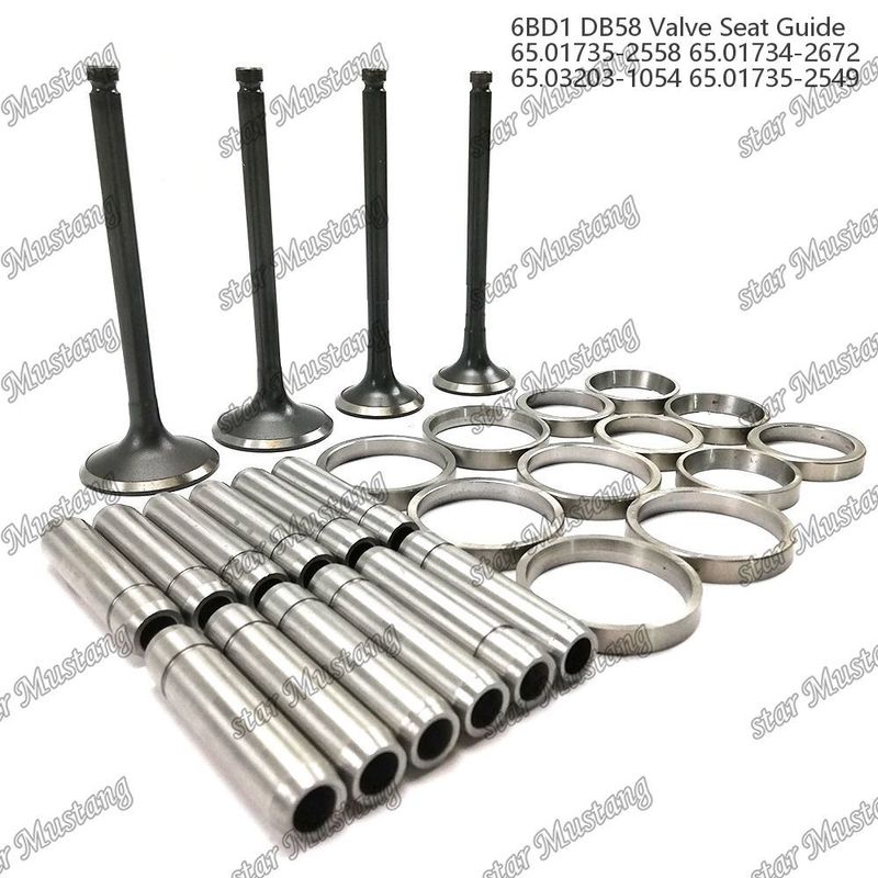 Guida della valvola del sedile della valvola 6BD1 DB58 65.01735-2558 65.01734-2672 65.03203-1054 65.01735-2549 Parte del motore con struttura integrata e 6 mesi