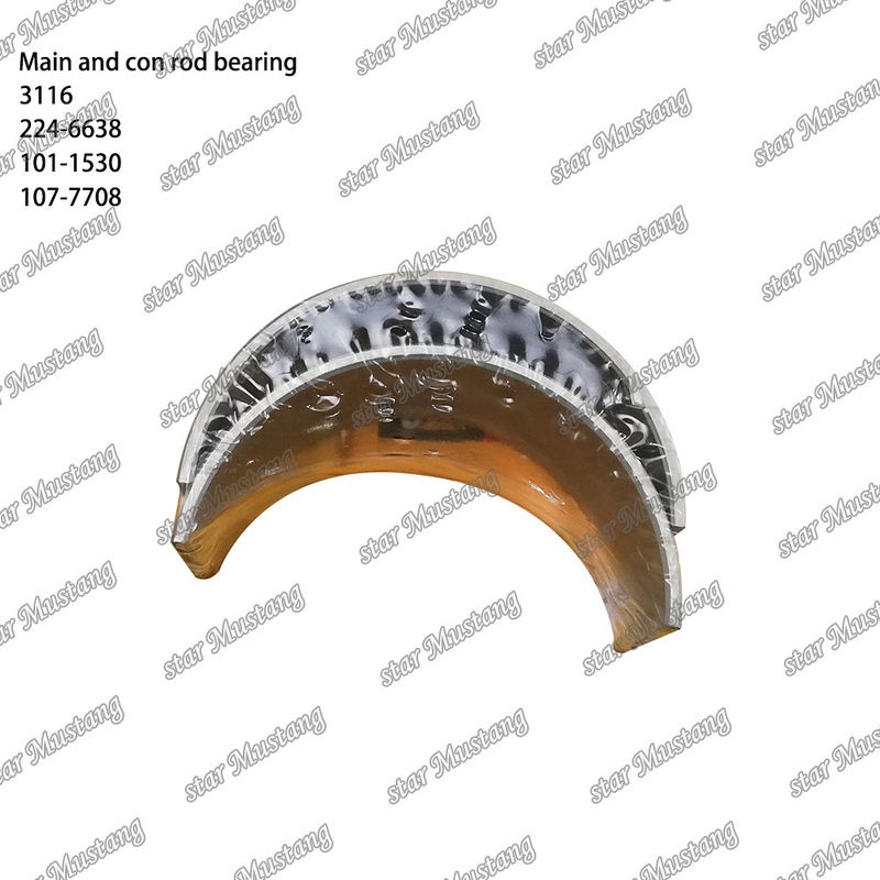 Cuscinetto principale e cuscinetto a canna 3116 224-6638 101-1530 107-7708 Std Adatto a ricambi per motori Caterpillar