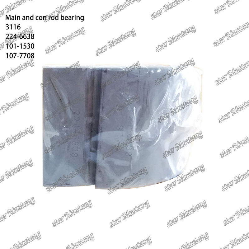 Cuscinetto principale e cuscinetto a canna 3116 224-6638 101-1530 107-7708 Std Adatto a ricambi per motori Caterpillar
