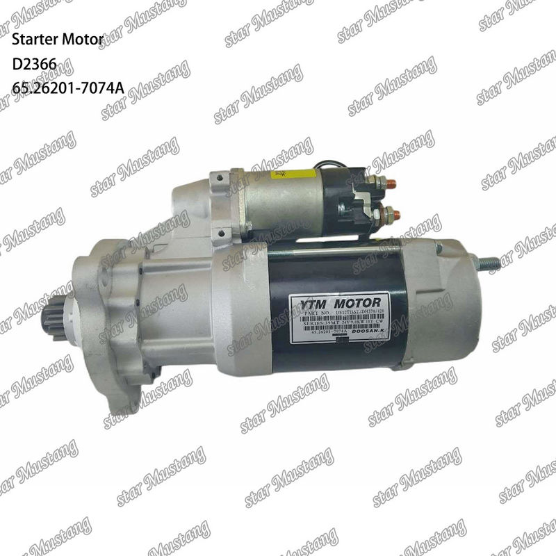 D2366 Motore di avvio motore 39MT 24V 9.0KW 11T 65.26201-7074A Per DOOSAN DAEWOO Ricambi motore