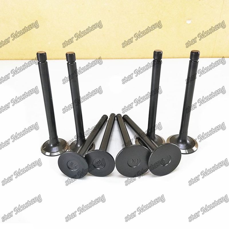 Valvola di struttura integrale originale D1302 D1402 V1702 V1902 F2302 F2402 S2802 IN 17331-13110 EX 17331-13120 Parte del motore