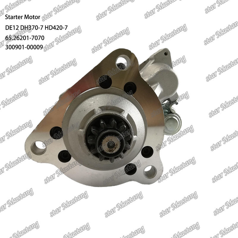 DE12 DH370-7 HD420-7 Motore di avvio motore 24V 11T 9KW 65.26201-7070 300901-00009 Per DOOSAN DAEWOO Ricambi motore