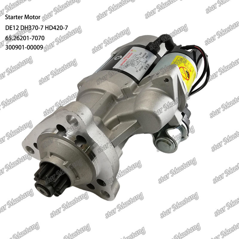 DE12 DH370-7 HD420-7 Motore di avvio motore 24V 11T 9KW 65.26201-7070 300901-00009 Per DOOSAN DAEWOO Ricambi motore