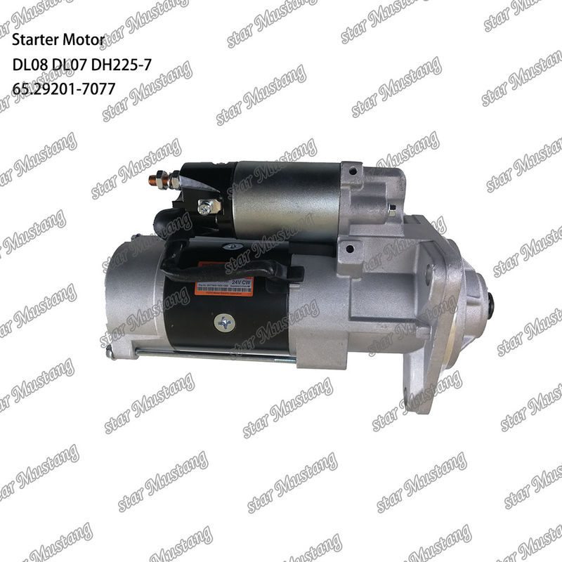 DL08 DL07 DH225-7 Motore di avvio motore 24V 11T 5.5KW 65.29201-7077 Per DOOSAN DAEWOO Motore ricambi