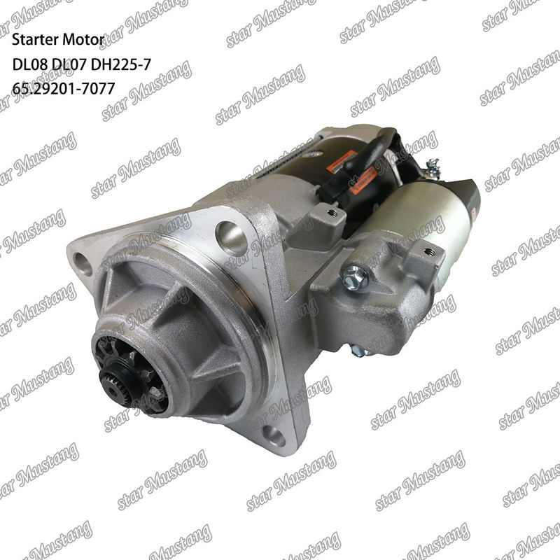 DL08 DL07 DH225-7 Motore di avvio motore 24V 11T 5.5KW 65.29201-7077 Per DOOSAN DAEWOO Motore ricambi