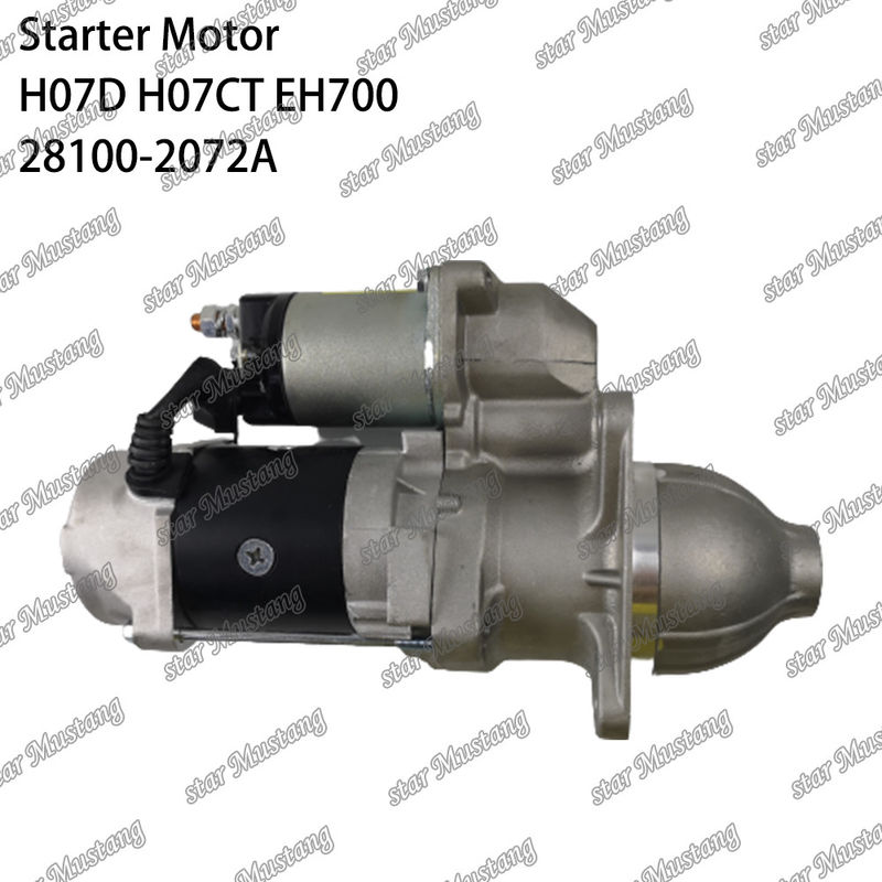 H07D H07CT EH700 EX220-5 Motore di avvio motore 24V 11T 5.5KW 28100-2072A 28100-1443A 28100-2271 Per ricambi motore HINO