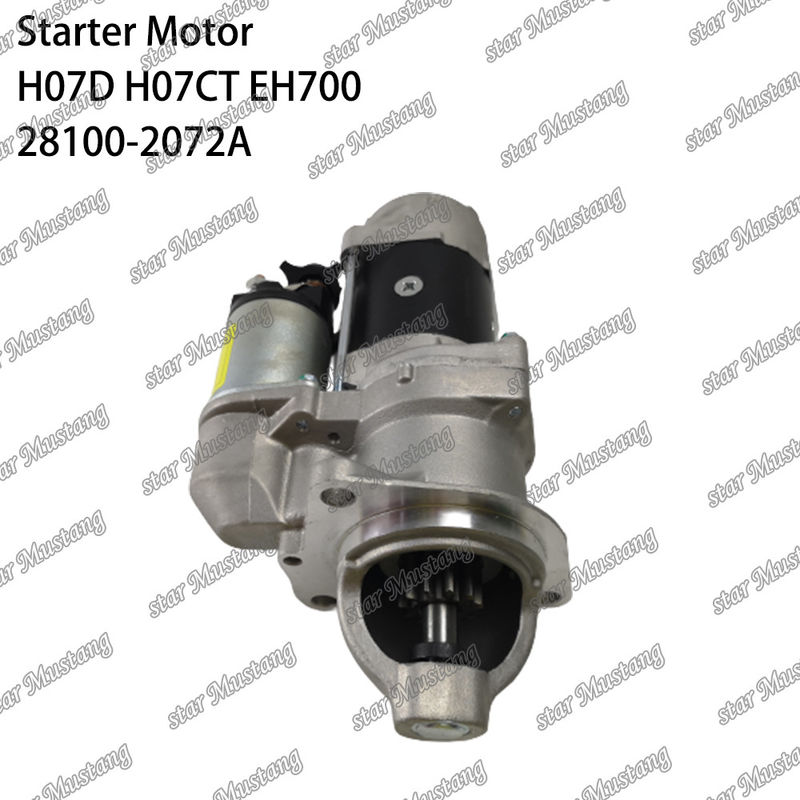 H07D H07CT EH700 EX220-5 Motore di avvio motore 24V 11T 5.5KW 28100-2072A 28100-1443A 28100-2271 Per ricambi motore HINO