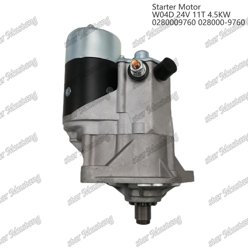 W04D Motore di avvio motore 24V 11T 4.5KW 0280009760 028000-9760 Per ricambi motore HINO