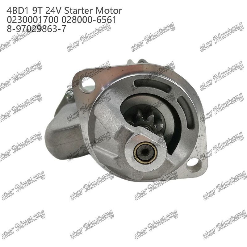 4BD1 Motore di avvio motore 24V 0230001700 028000-6561 8-97029863-7 Per ricambi motore ISUZU