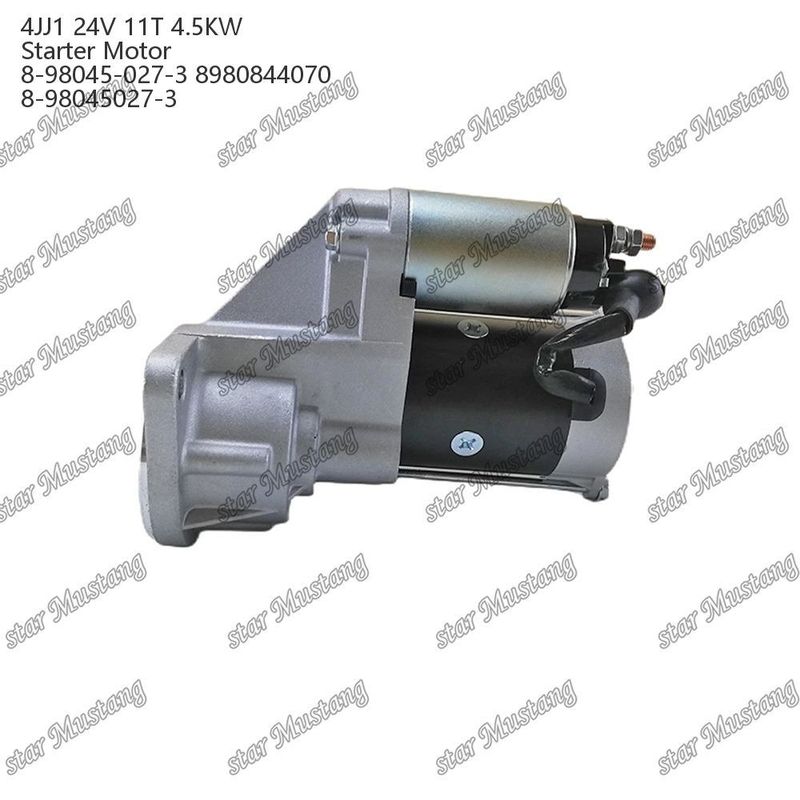 4JJ1 Motore di avvio 24V 11T 4.5KW 8-98045-027-3 8980844070 8-98045027-3 Per ricambi motore ISUZU