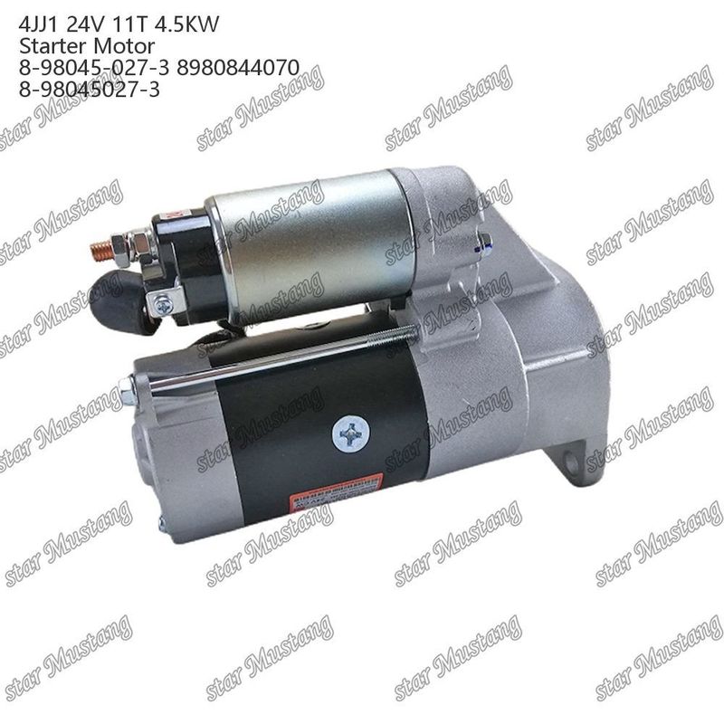 4JJ1 Motore di avvio 24V 11T 4.5KW 8-98045-027-3 8980844070 8-98045027-3 Per ricambi motore ISUZU