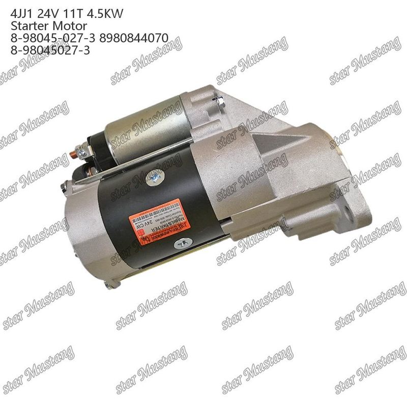4JJ1 Motore di avvio 24V 11T 4.5KW 8-98045-027-3 8980844070 8-98045027-3 Per ricambi motore ISUZU