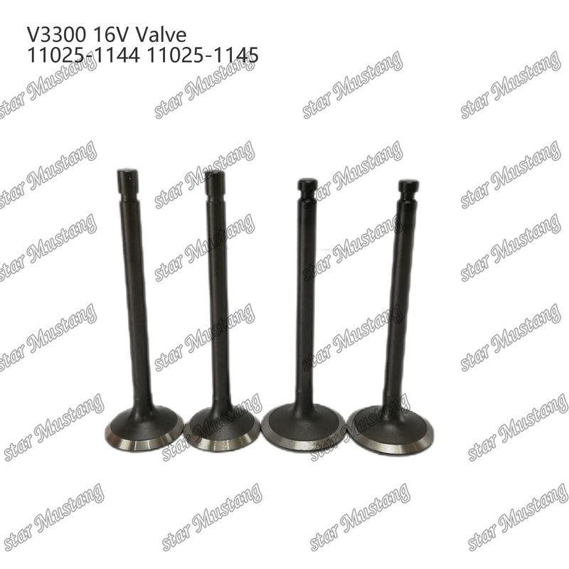 Valvola di struttura integrale di scorta originale V3300 16V IN 11025-1144 EX 11025-1145 Parte motore