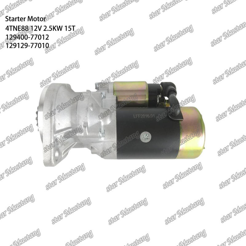 4TNE88 Motore motore di avvio 12V 2.5KW 15T 129400-77012 129129-77010 Per ricambi motore YANMAR