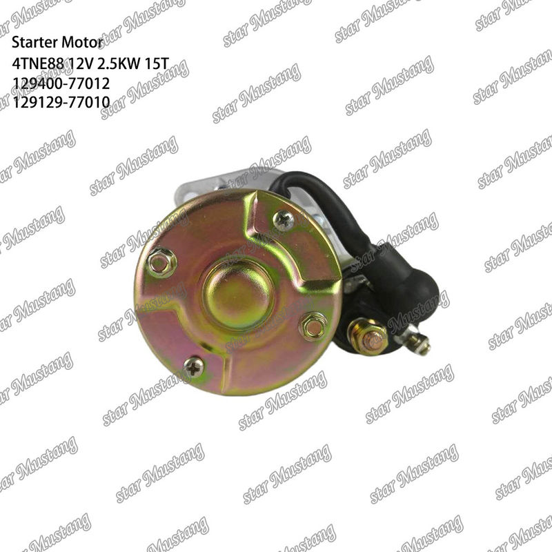 4TNE88 Motore motore di avvio 12V 2.5KW 15T 129400-77012 129129-77010 Per ricambi motore YANMAR